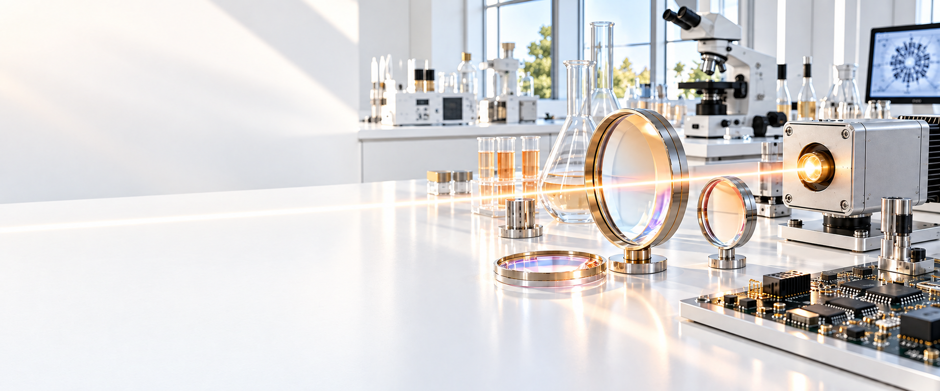Editorial close view of professional beauty technology equipment