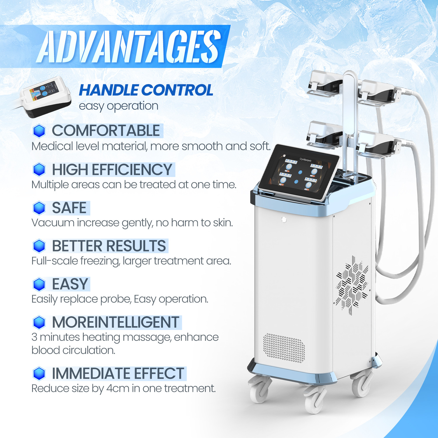 Vortex-Cro774 360-degree Cryolipolysis Platform product detail 3