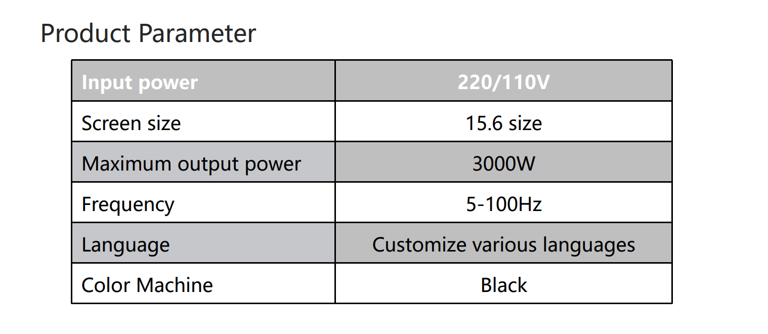 Vortex-PE7 EMS Body Platform product detail 1