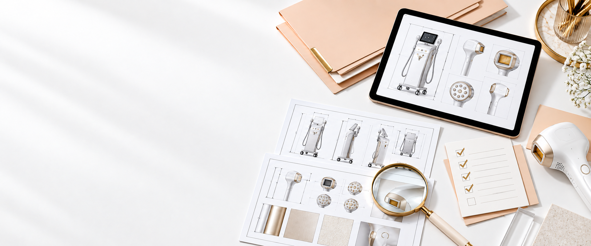 Professional beauty equipment catalogue, specifications and buying guide